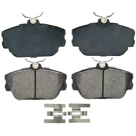 Wagner Brakes Ceramic Disc Pad Set, Zd598 ZD598
